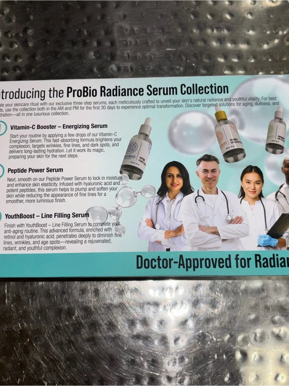 Probio Radiance 3-Stage Lifting & Tightening Anti-Aging Regimen - White
